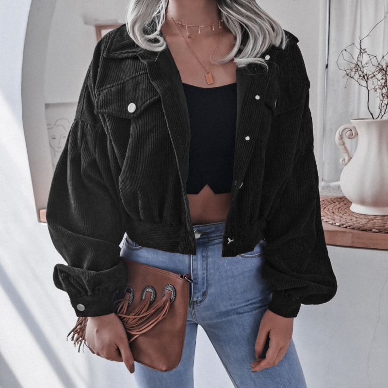 Corduroy Short Coat - Image 5
