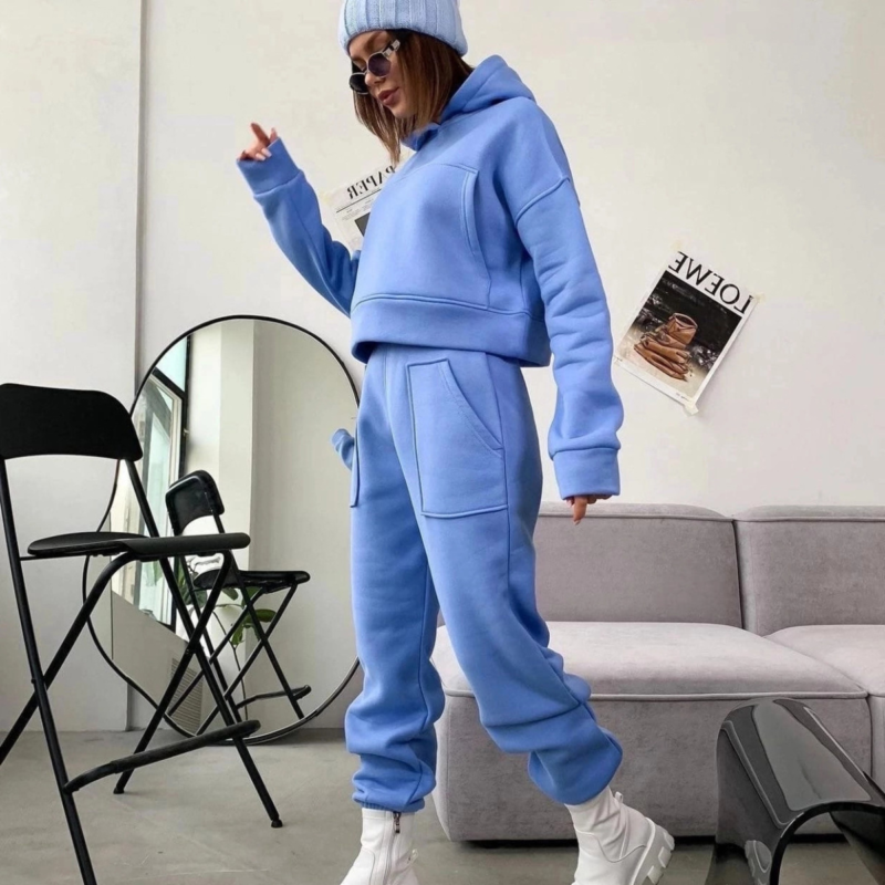 Cotton Blend Hooded Set - Image 7