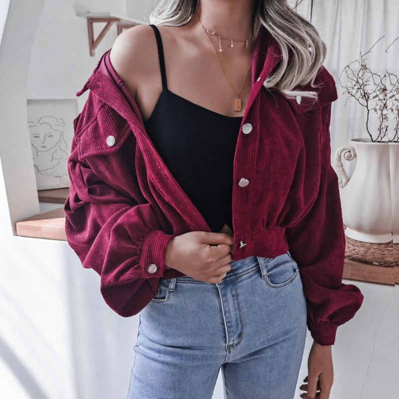 Corduroy Short Coat
