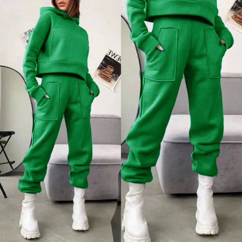 Cotton Blend Hooded Set - Image 3