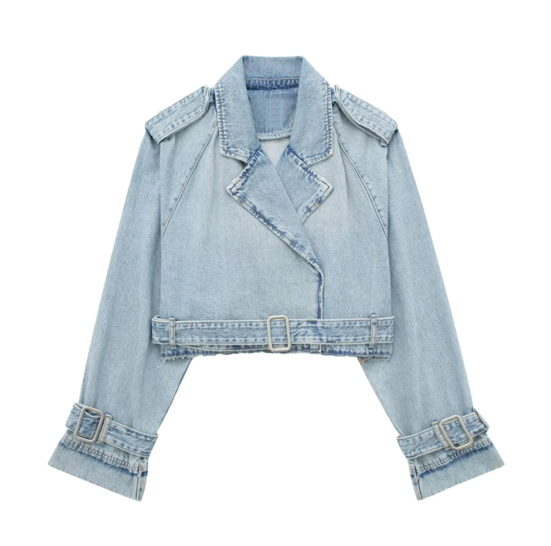 Casual Lapel Short Jacket - Image 3
