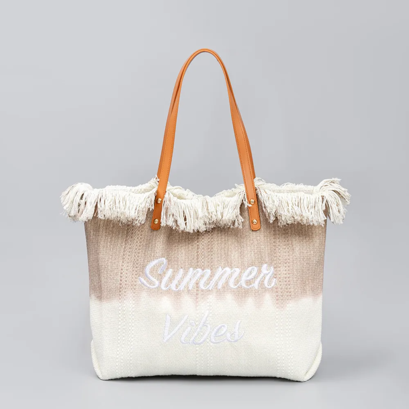 Holiday Bohemian Embroidered Tote Bag - Image 2