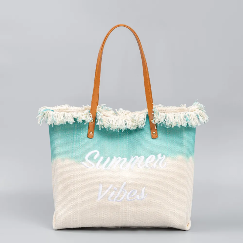 Holiday Bohemian Embroidered Tote Bag - Image 3