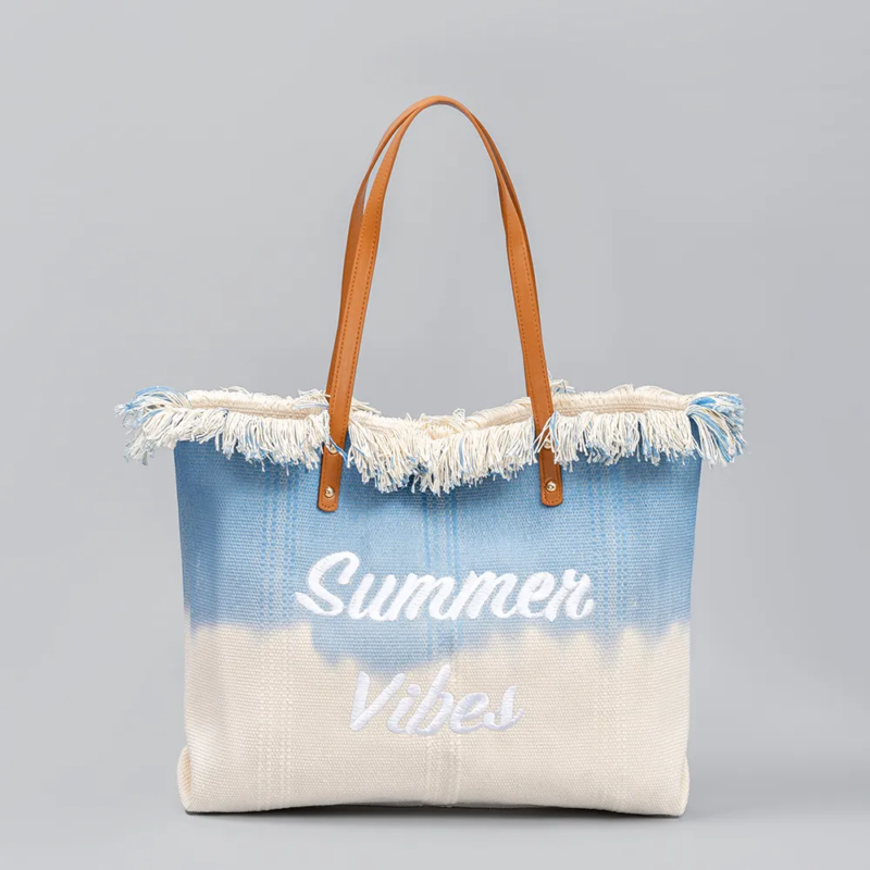 Holiday Bohemian Embroidered Tote Bag - Image 8