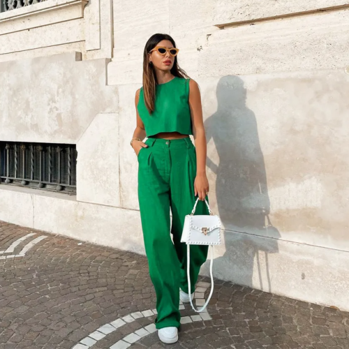 Linen Two Piece Set
