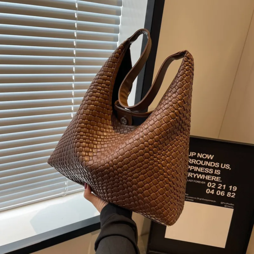 Simple Plaid Large Capacity Bag